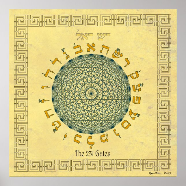 Poster O 231 Gates Saffron (Frente)