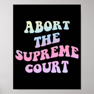 Poster O aborto em equipes de direitos feministas ProChoi