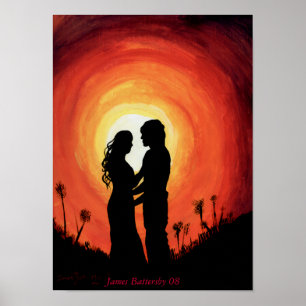 Poster O abraço do por do sol