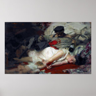 Poster O absinto de Edgar Degas