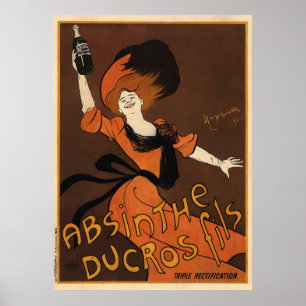 Pôster O absinto Ducros Fils de Leonetto Cappiello