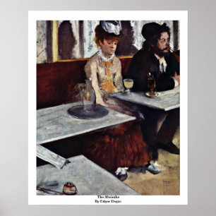 Poster O absinto por Edgar Degas