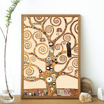 Pôster O Abstrato Gustav klimt da árvore da vida<br><div class="desc">Impressão de arte fina com a pintura simbólica de Gustav Klimt (1862-1918),  The Tree of Life (C.1909). Abstrato de uma árvore com galhos girados. Uma das três obras de arte do Stoclet Frieze encomendou o Palais Stoclet em Bruxelas,  Bélgica.</div>