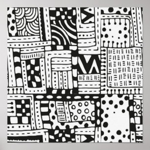 Pôster O abstrato inspirado do indiano figura 2