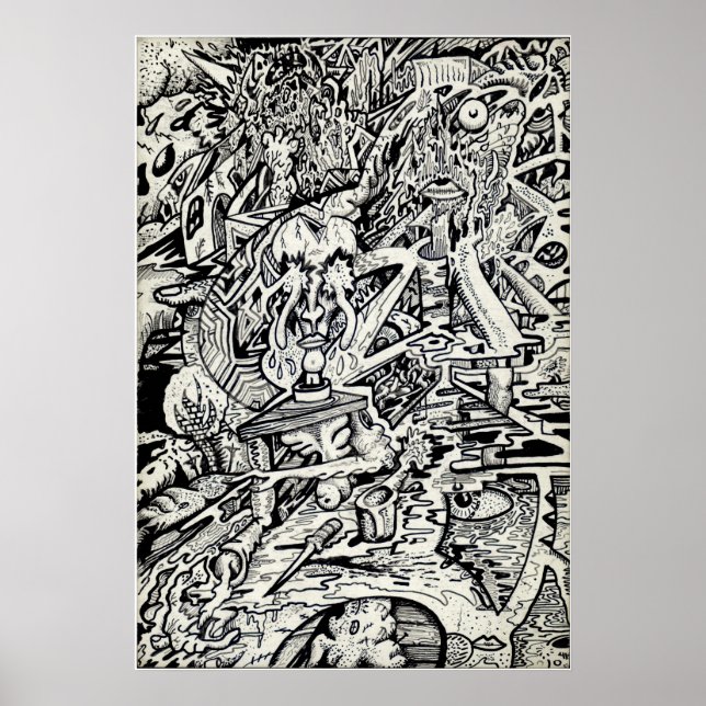 Pôster O Adept, de Brian Benson (Frente)