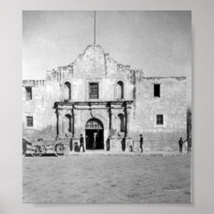 Pôster O Alamo em San Antonio, TX 1