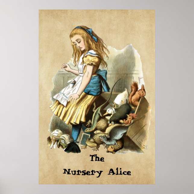 Poster O Alice do Berçário, Aventuras de Alice no País da (Frente)