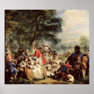 Pôster O Almoço da Caça, 1737