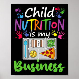 Poster O Almoço De Café, Lady Nutrição Infantil, É Meu Ne