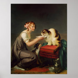 Poster O Almoço do Gato Marguerite Gérard Art