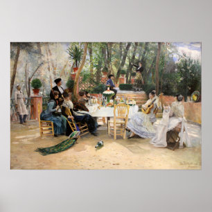 Poster O Almoço dos Artistas Escandinavos Hugo Birger