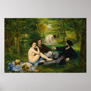 Poster O Almoço na Relva de Edouard Manet