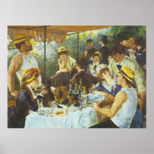 Pôster O almoço, por Pierre-Auguste Renoir
