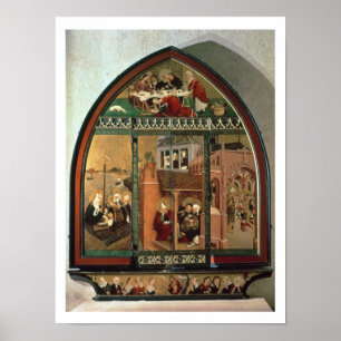 Pôster O Altarpiece de Tiefenbronn 1432 (fechado)