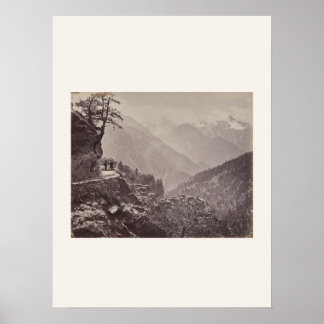 Poster O Alto Himalaia - Fotografia de Montanha Vintage