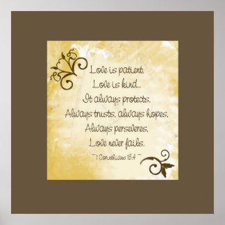 Poster O Amor Antiquado É Paciente