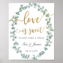 Poster O Amor da Folhagem de Eucalipto é Doce, Pegue um P