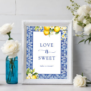 Poster O Amor da Vida com Limões é Doce