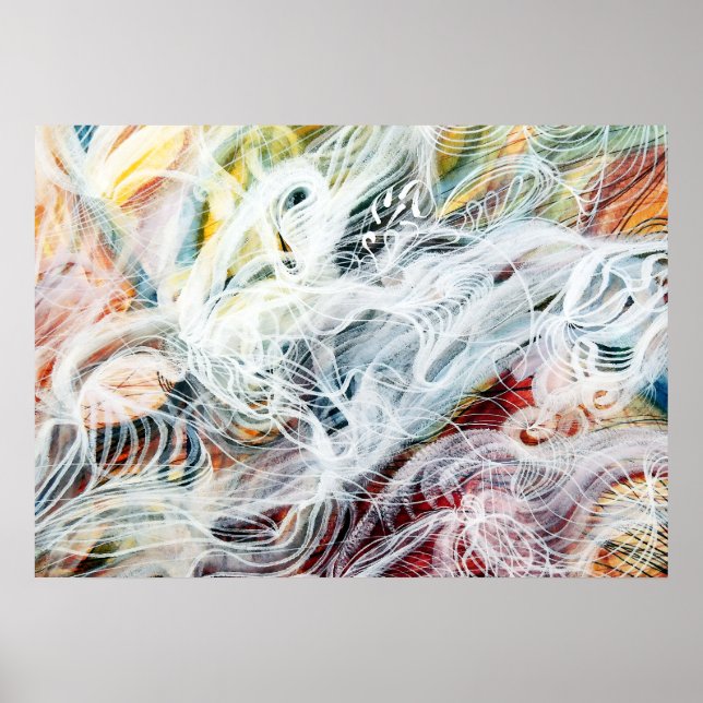 Poster O amor de Deus por Georgiana Houghton (Frente)