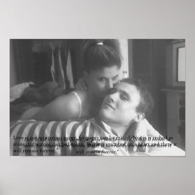 Poster o amor é... (Frente)