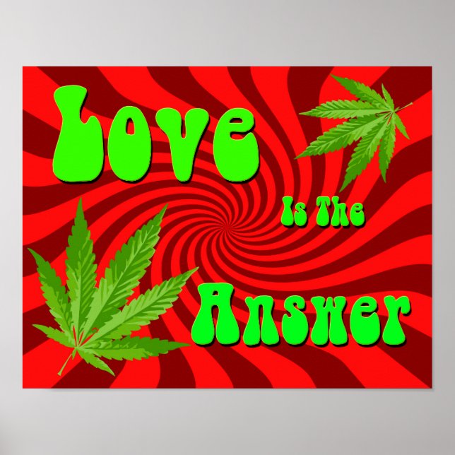 Pôster O Amor É A Resposta (Frente)