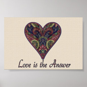 Poster O AMOR é a resposta