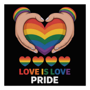 Pôster O amor é amor LGBQT