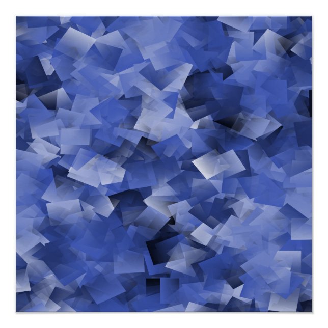 Pôster O amor é azul... (Frente)