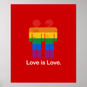 PÔSTER O AMOR É CASAL ALEGRE DO AMOR