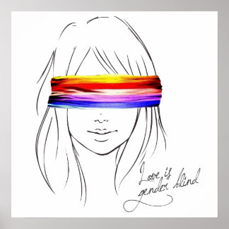 Pôster O Amor É Cego De Gênero