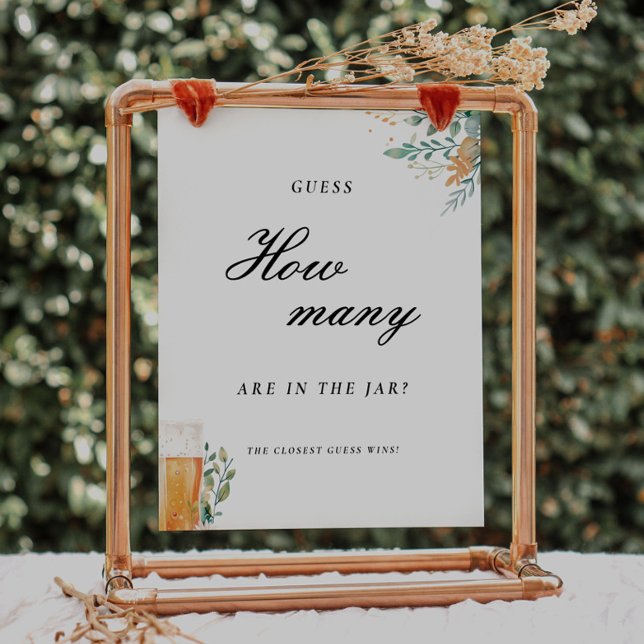 Poster O amor é criar adivinhações quantos sinais de Chá  (Criador carregado)