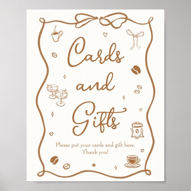 Poster O amor é criar cartões e presentes de Chá de panel (Frente)