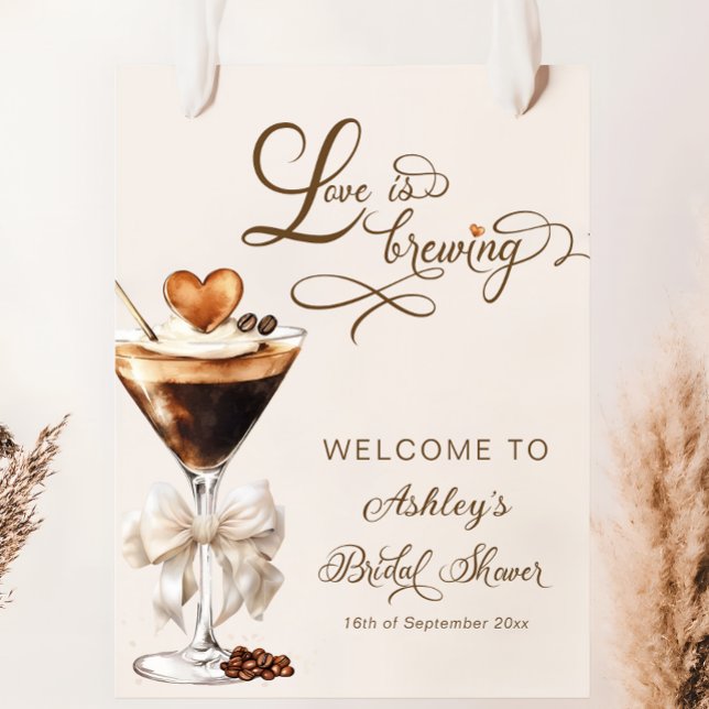 Poster O Amor É Criar Chá de panela Espresso Martini (Criador carregado)