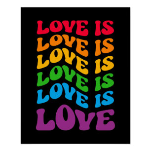 Pôster O amor é Gay LGBT