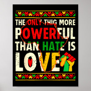 Poster O amor é mais poderoso que o ódio mês da história