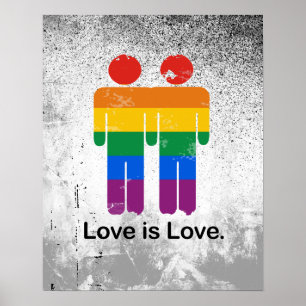 POSTER O AMOR É O CASAL GAY