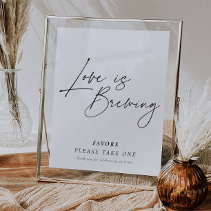 Poster O amor é o Chá de panela do Sinal de Bar Flor