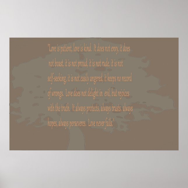 Poster O amor é paciente, a colheita moderna (Frente)