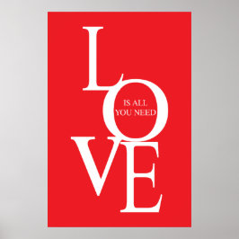 Poster O amor é tudo o que você precisa