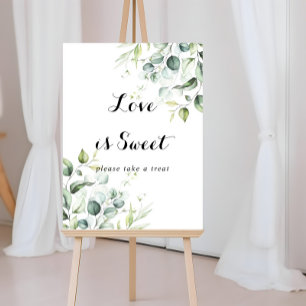Poster O Amor É Um Velho Sinal De Aquarela Eucalyptus Gr