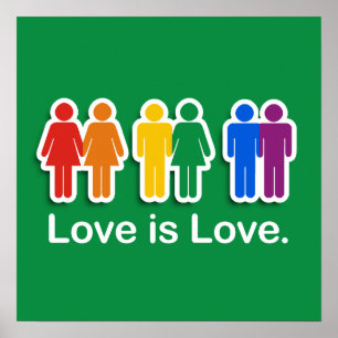 PÔSTER O AMOR É VERDE DO AMOR
