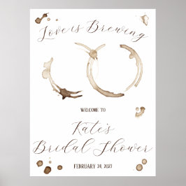 Poster O amor está a crescer! Boas-vindas ao Chá de panel