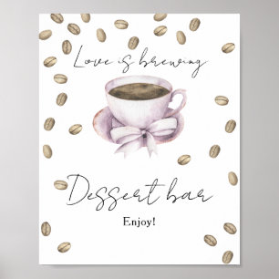 Poster O amor está a criar bar de deserto Chá de panela