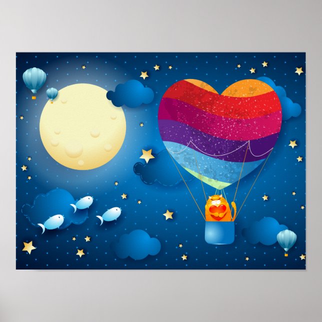 Poster O amor está no ar (Frente)