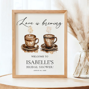 Poster O Amor Está no Café Chamada de Chá de Noiva