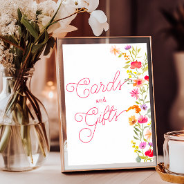 Poster O amor está no florescimento de flores silvestres 