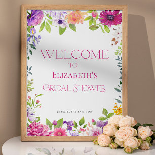 Poster O amor está no Sinal de Boas-vindas do Bloom Flora