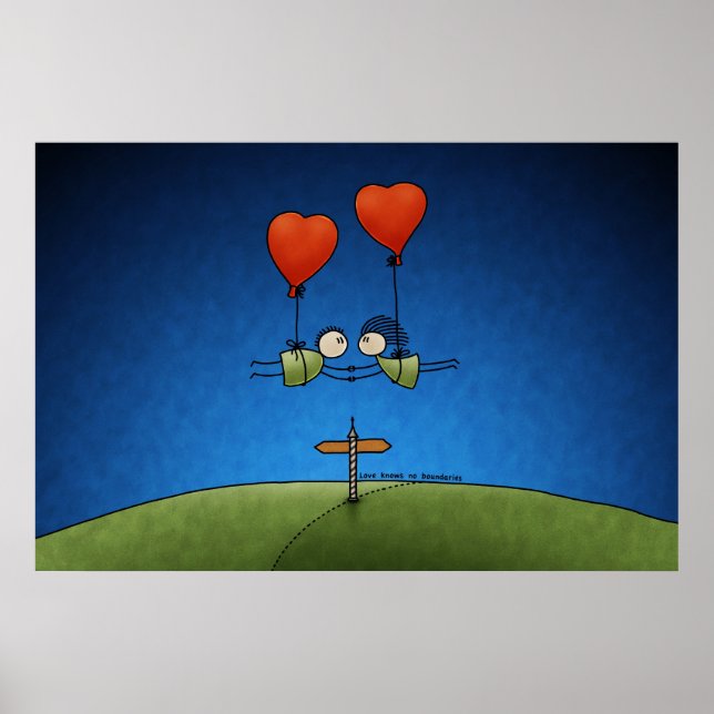 Poster O Amor Não Conhece Limites (Frente)