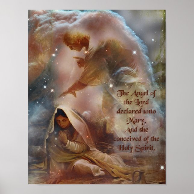 Poster O Angelus. (Frente)