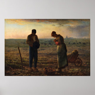 Poster O Angelus de Jean-Francois Millet